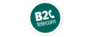 B2C Telecom merklogo voor beoordelingen van mobiele telefoons en telecomproducten of -diensten