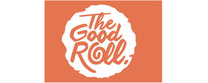 The Good Roll merklogo voor beoordelingen van eten- en drinkproducten