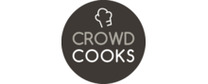 CrowdCooks merklogo voor beoordelingen van eten- en drinkproducten